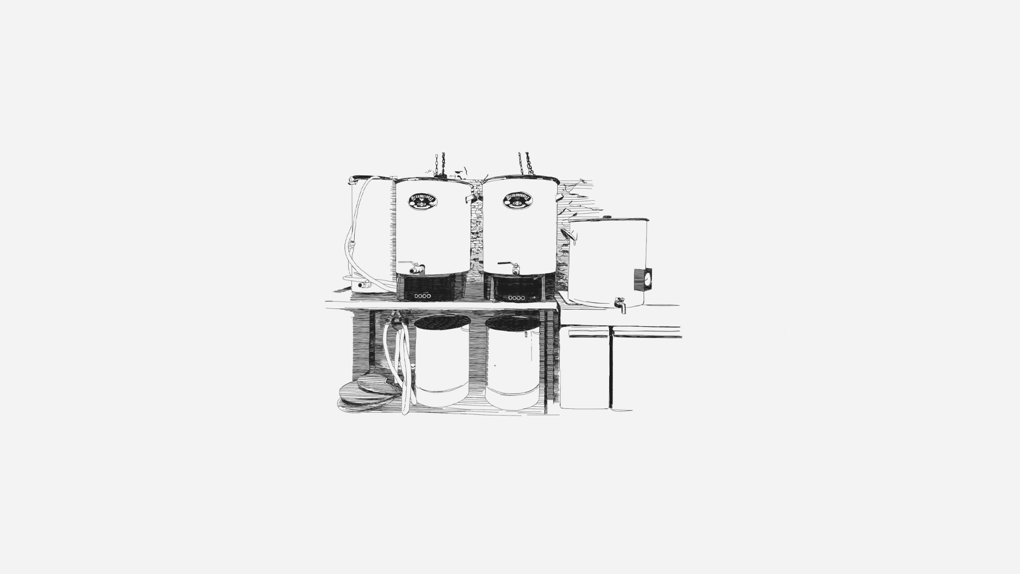 Illustration du matériel de brassage