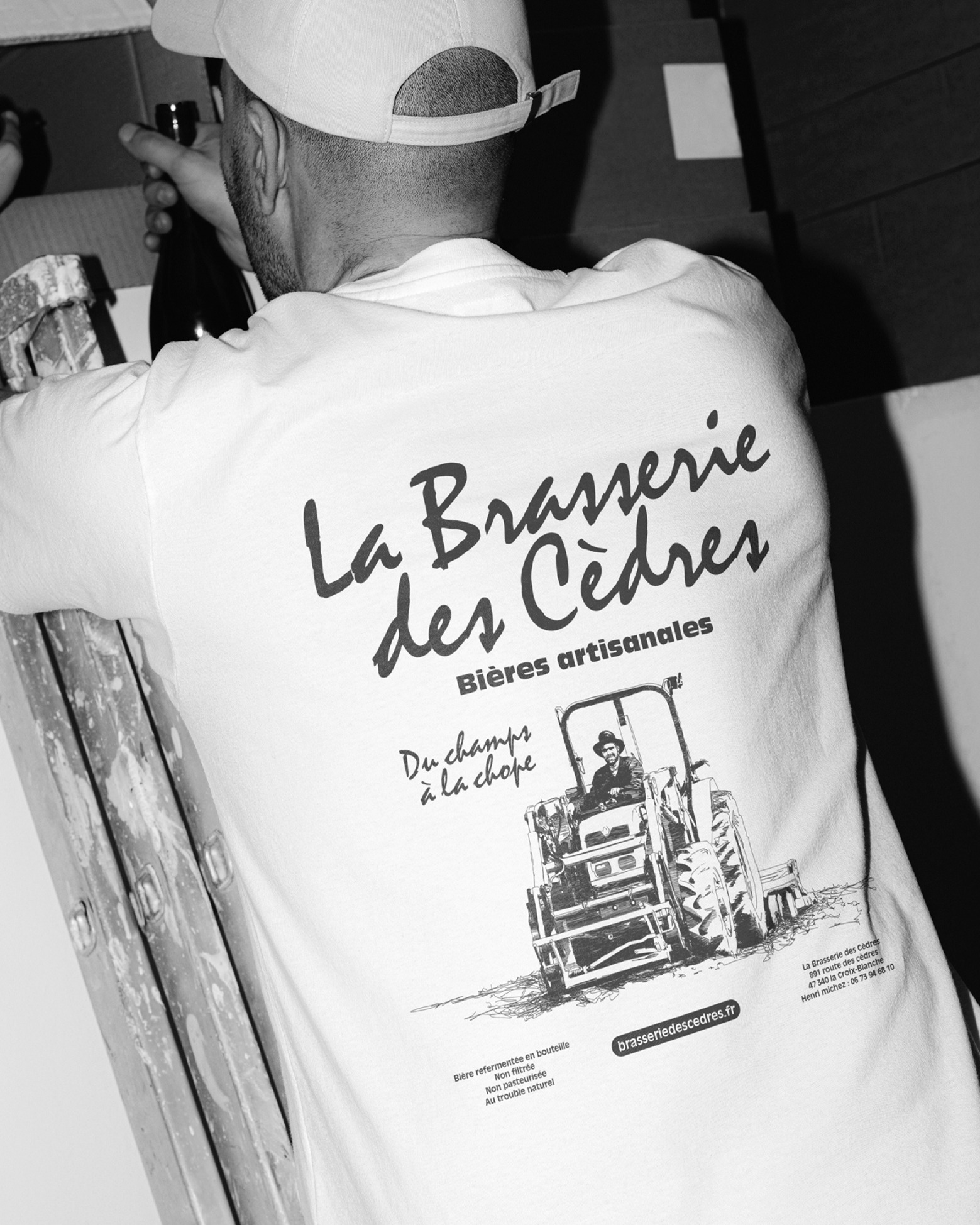 T-shirt de la Brasserie des Cèdres — bières artisanales