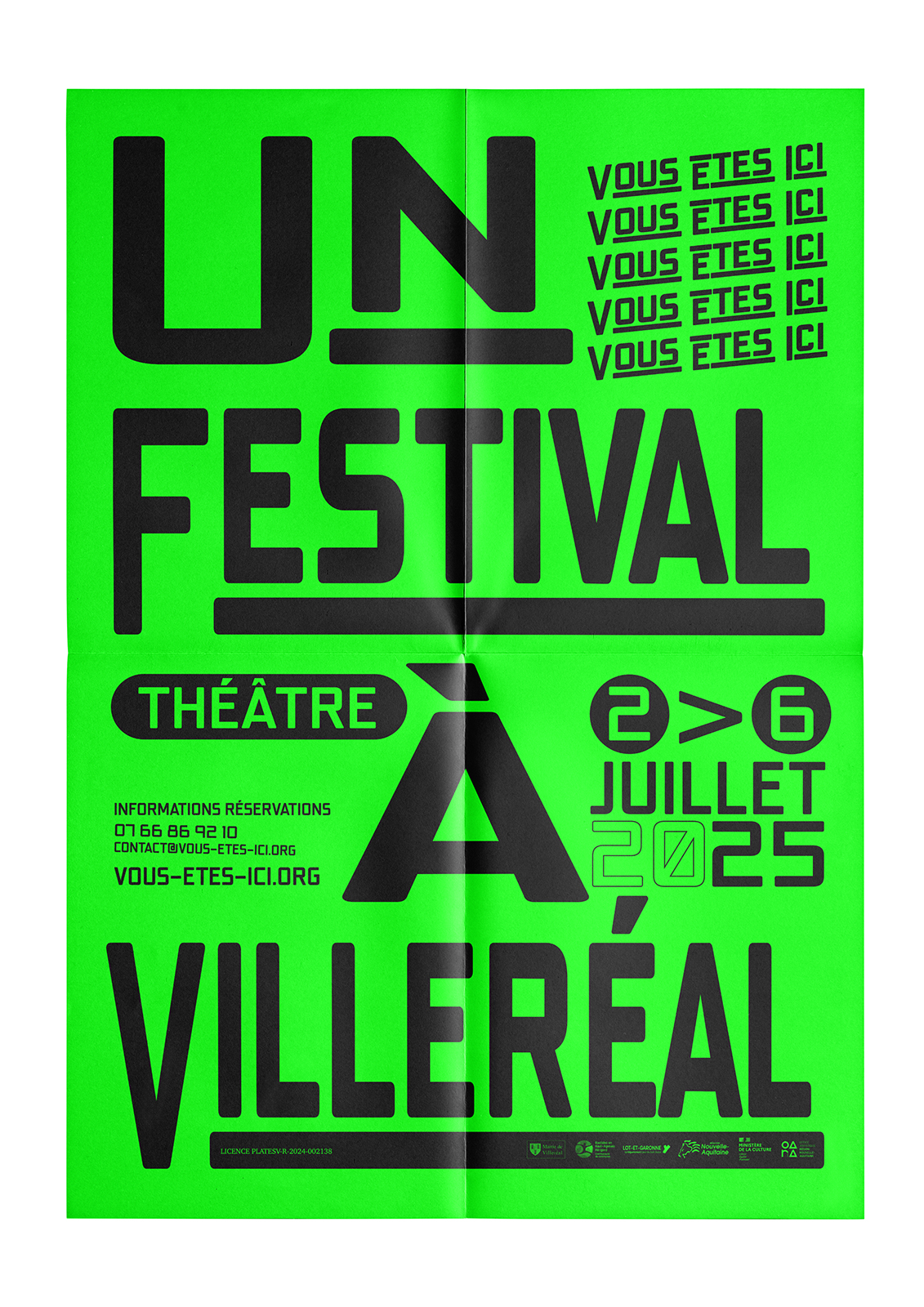 Identité visuelle du festival Vous êtes ici — visuel 5